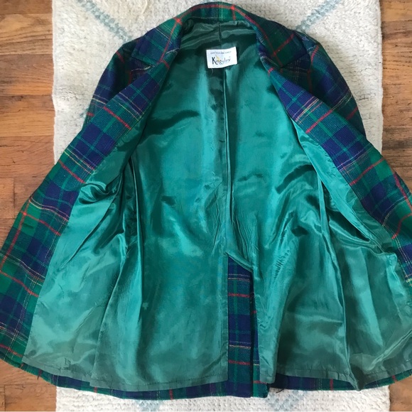 Vintage Plaid Blazer - Picture 2 of 5
